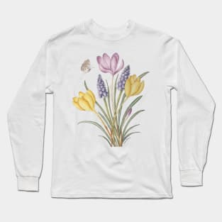 Crocus and Muscari Long Sleeve T-Shirt